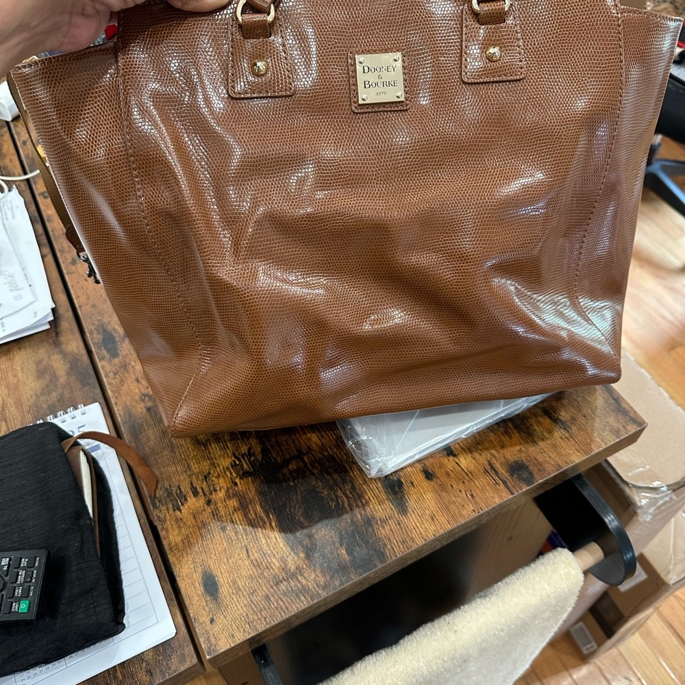Dooney & Bourke Tan Leather Tote